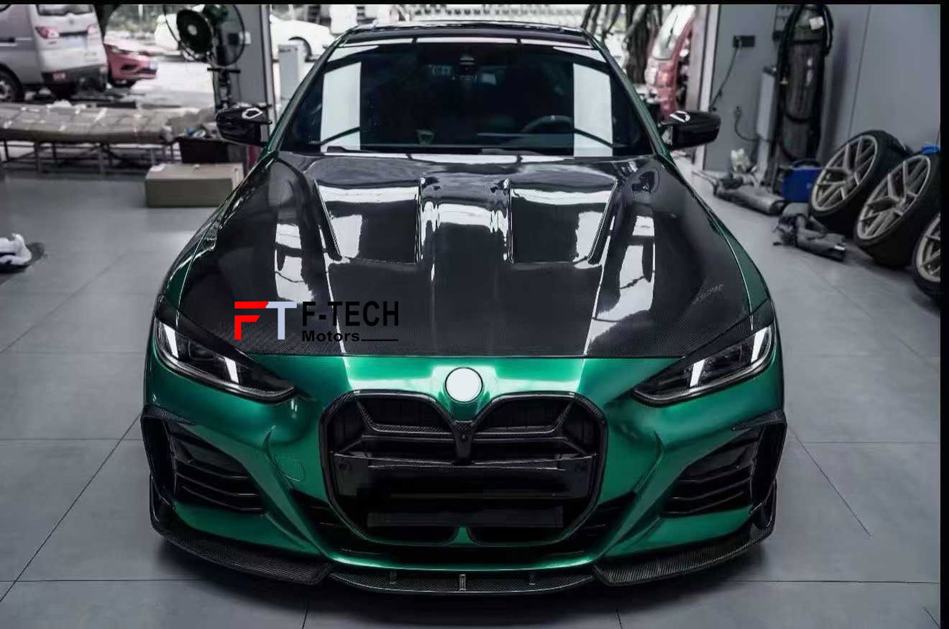 Carbon Fiber Hood Bonnet For BMW 4 Series G22 G23 G26 2024+Novitec