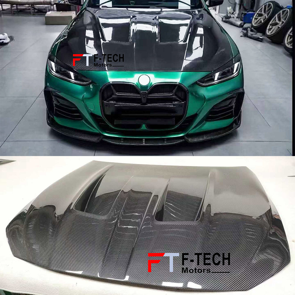 Carbon Fiber Hood Bonnet For BMW 4 Series G22 G23 G26 2024+Novitec