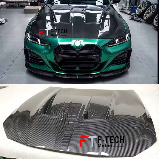 Carbon Fiber Hood Bonnet For BMW 4 Series G22 G23 G26 2024+Novitec