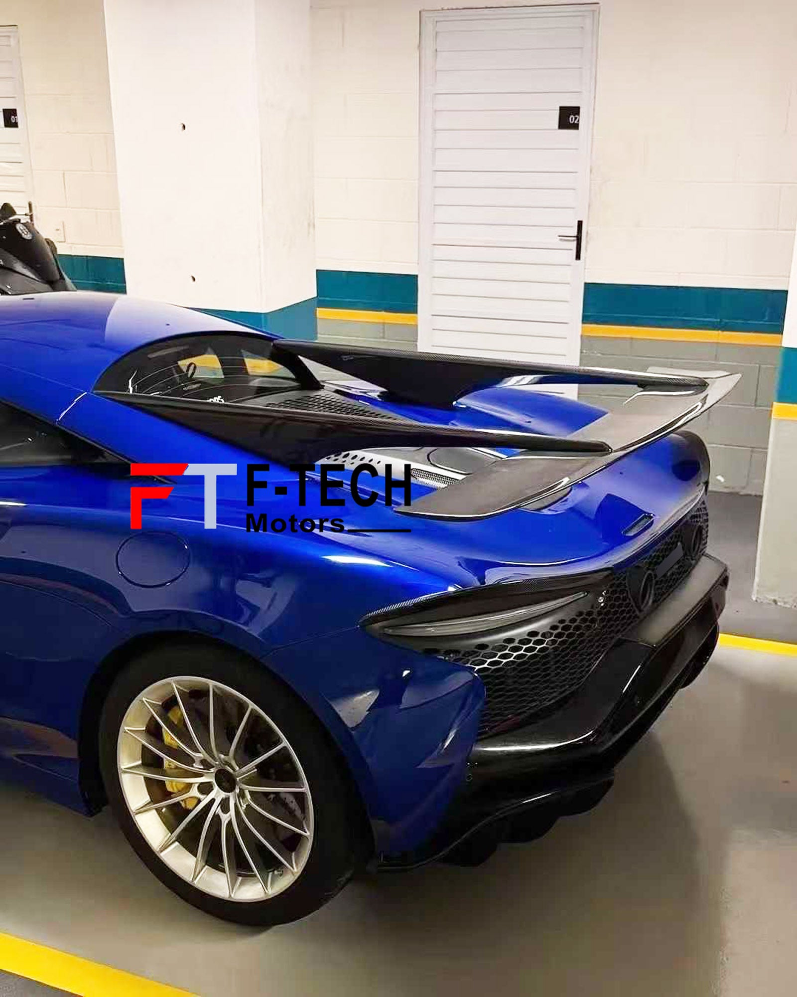 Dry Carbon Fiber Rear Wing Spoiler For McLaren Artura 2023+ Novitec