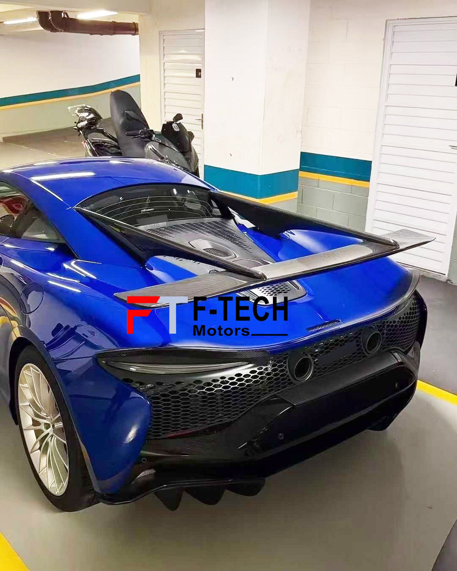 Dry Carbon Fiber Rear Wing Spoiler For McLaren Artura 2023+ Novitec