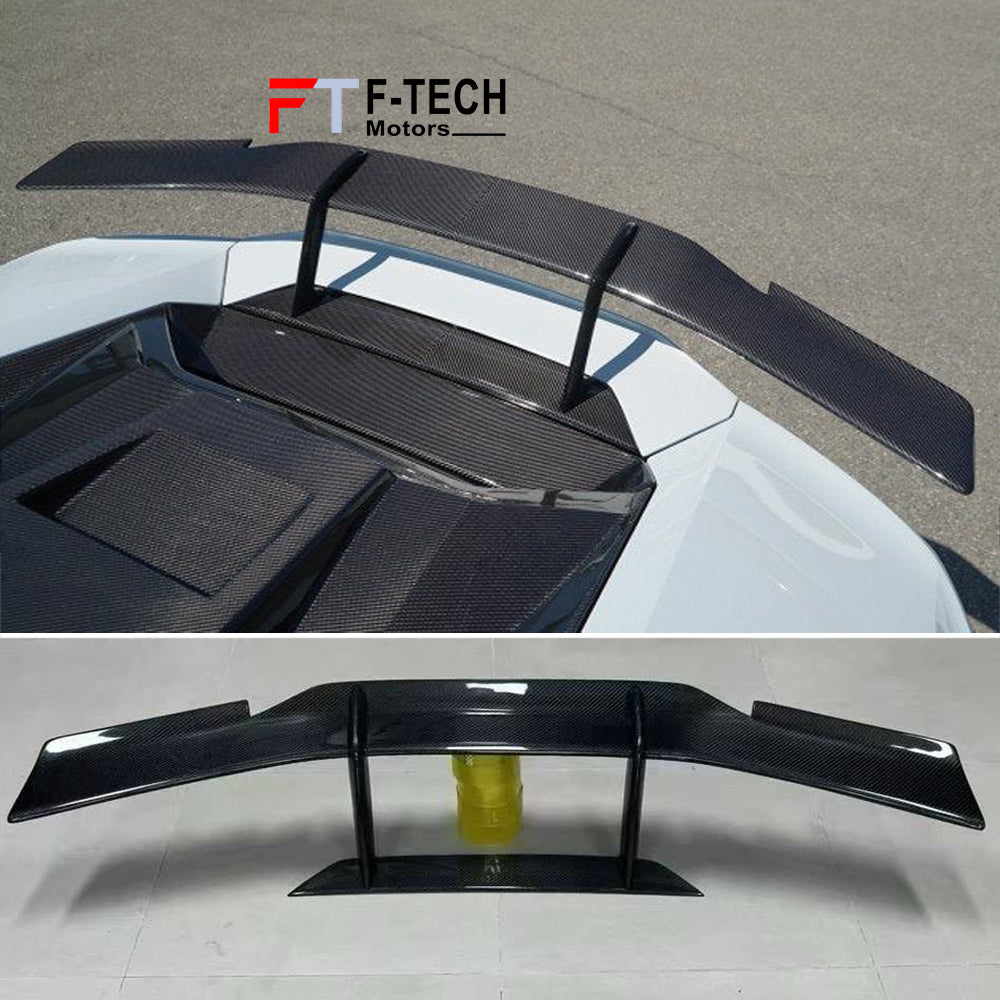 Dry Carbon Rear Wing Spoiler For Lamborghini Huracan Evo 2019+ Novitec