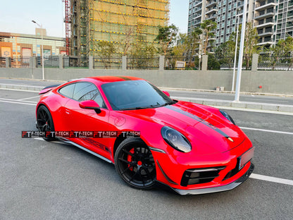 Gloss Dry Carbon Body Kit For Porsche 911 992.1 Carrera 4 S 4S 2019 - 2024 Ocean Design