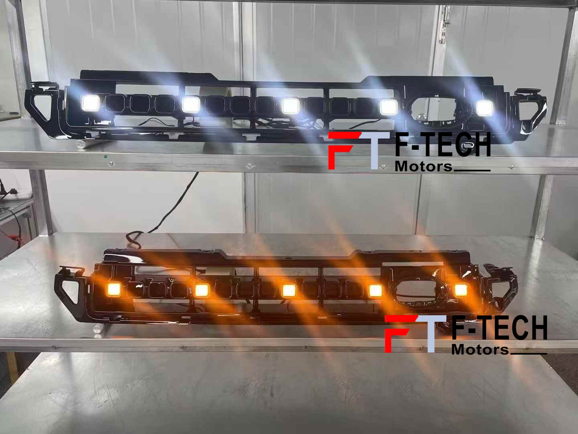 Front Grille with LED Illumination for Land Rover Defender L663 90 110 130 2020 - 2025
