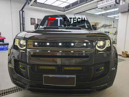 Front Grille with LED Illumination for Land Rover Defender L663 90 110 130 2020 - 2025