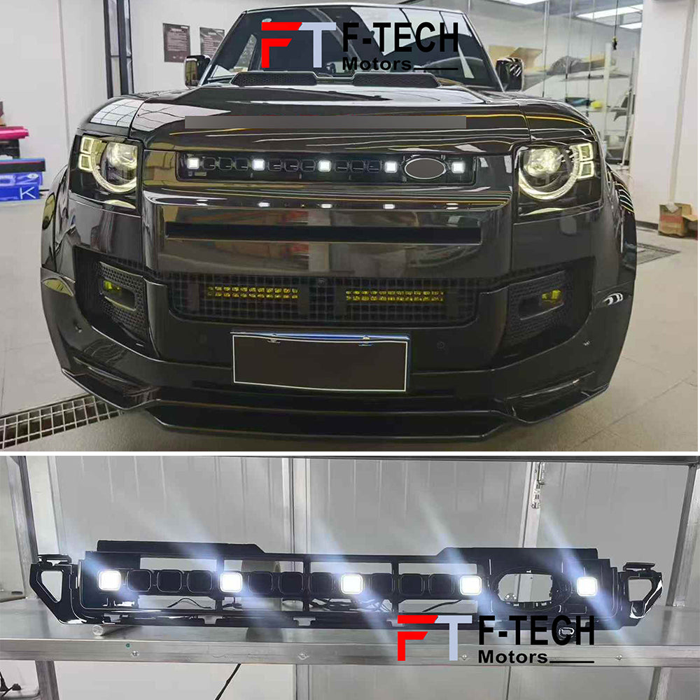 Front Grille with LED Illumination for Land Rover Defender L663 90 110 130 2020 - 2025