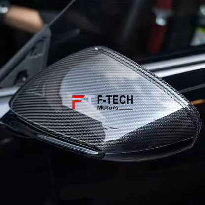 Dry Carbon Fiber Mirror Replacement Covers for Porsche 911 992 Carrera 4 Turbo S 2019 - 2022