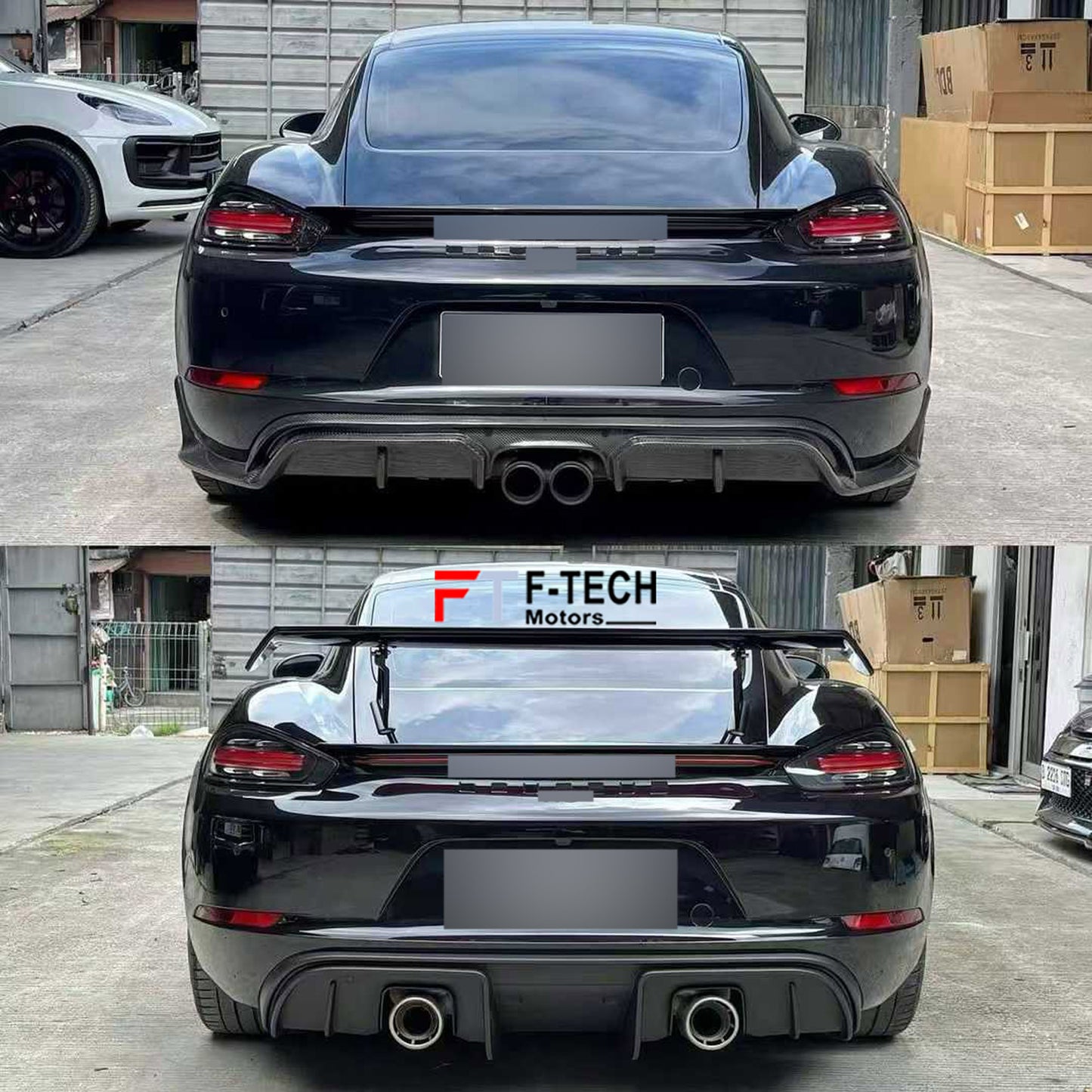 GT4 Conversion Body Kit For Porsche 718 Cayman 982 2018 - 2025