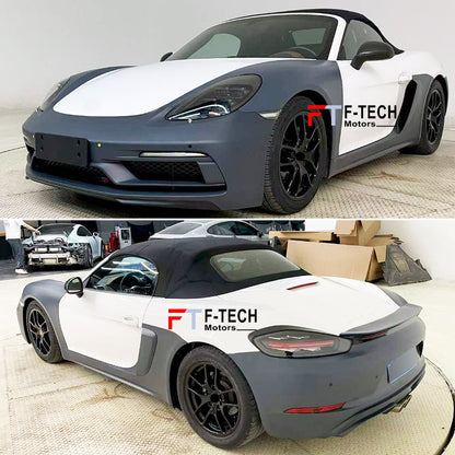 New Look GTS Style Conversion Body Kit For Porsche 718 Cayman Boxster 981 2012 - 2017