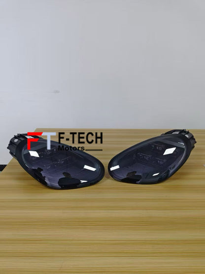 Matrix LED Dark Headlights 2025 Look For Porsche 718 Cayman Boxster 987.2 2009 - 2012