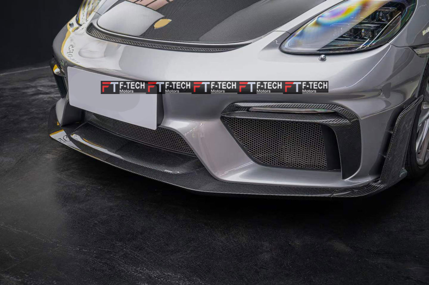 GT4 RS Carbon Plastic Body Kit For Porsche 718 Cayman Boxster 982 2017+