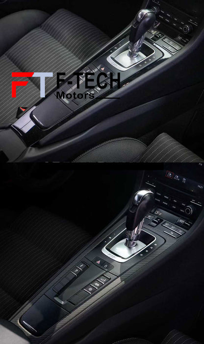 Matte Carbon Interior Trim Kit For Porsche 718 Cayman Boxster 982 2016 - 2025