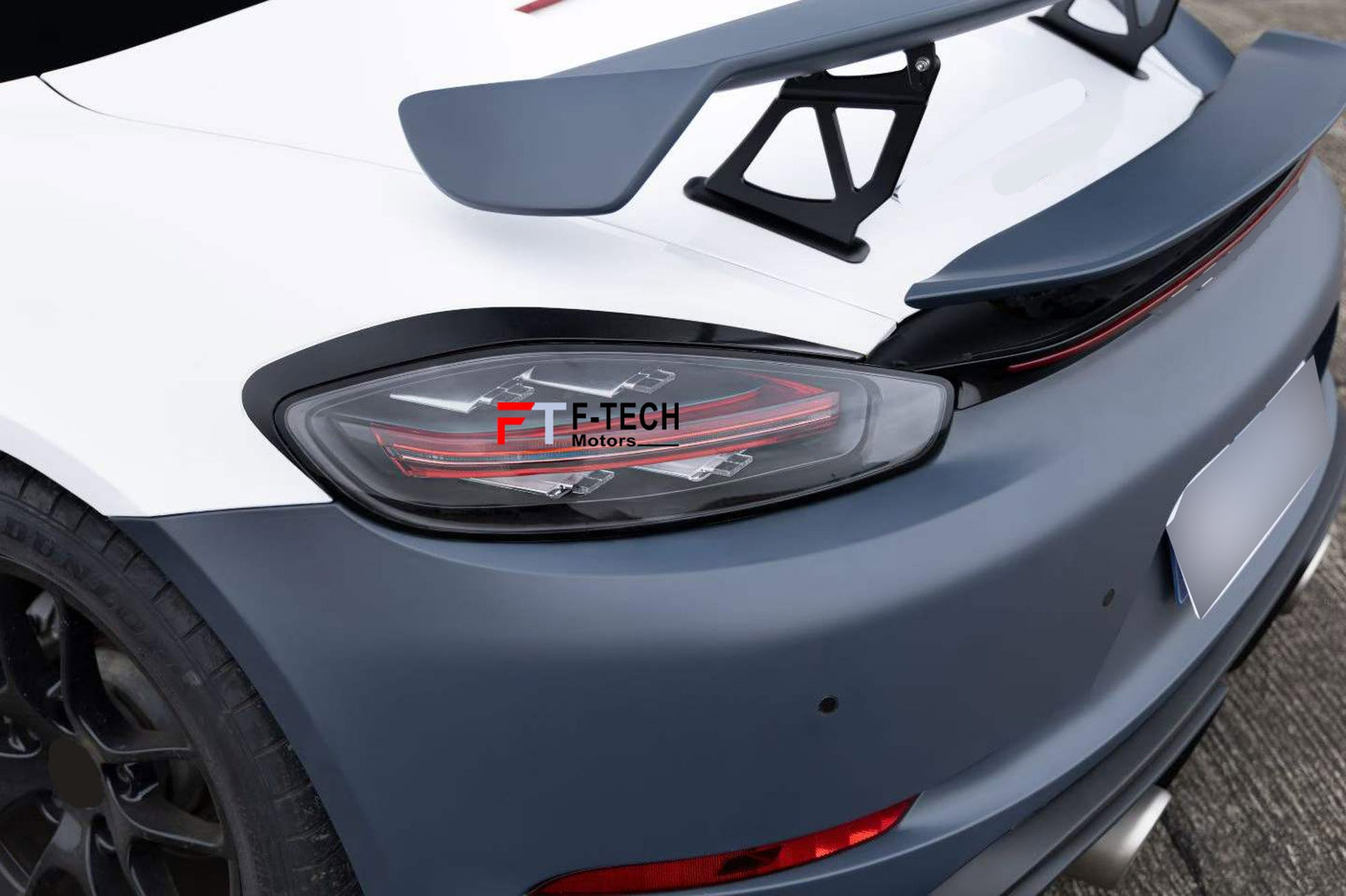 New Look GT4 Style Conversion Body Kit For Porsche 718 Cayman Boxster 981 2012 - 2017