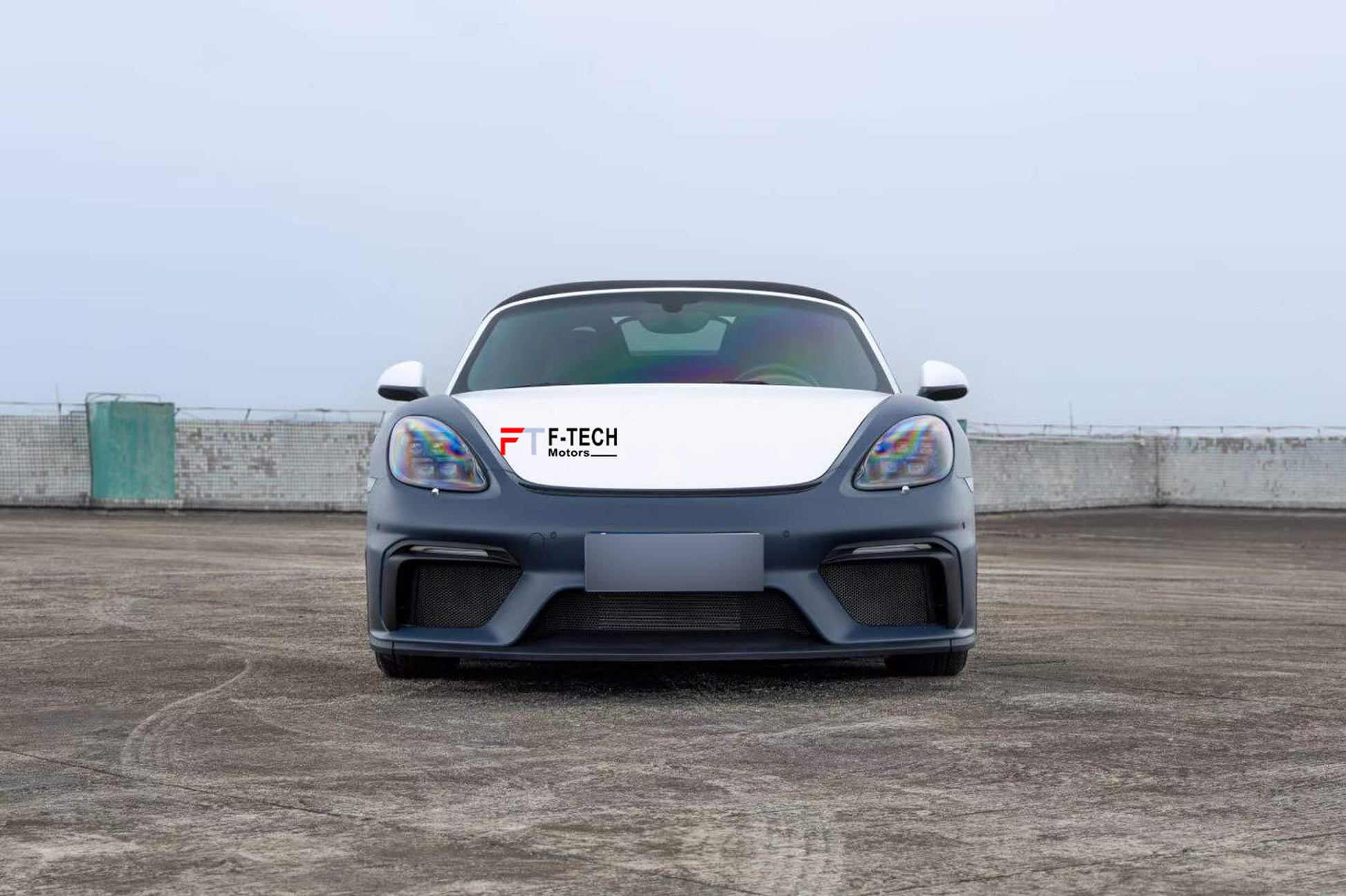 New Look GT4 Style Conversion Body Kit For Porsche 718 Cayman Boxster 981 2012 - 2017