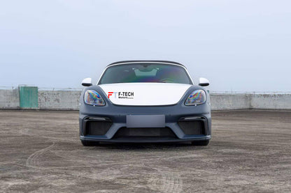 New Look GT4 Style Conversion Body Kit For Porsche 718 Cayman Boxster 981 2012 - 2017