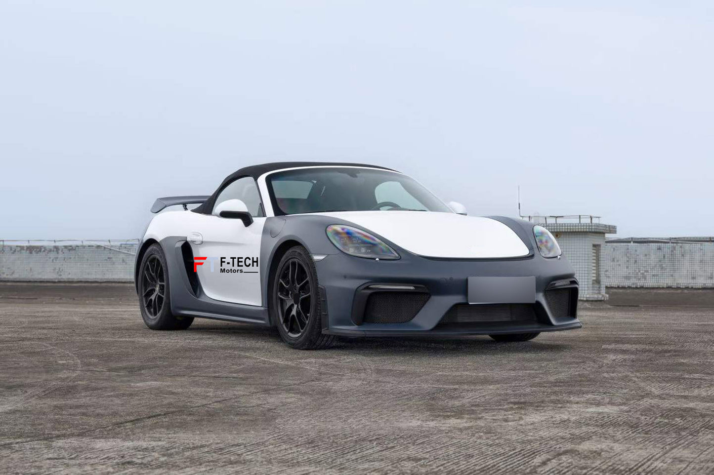 New Look GT4 Style Conversion Body Kit For Porsche 718 Cayman Boxster 981 2012 - 2017