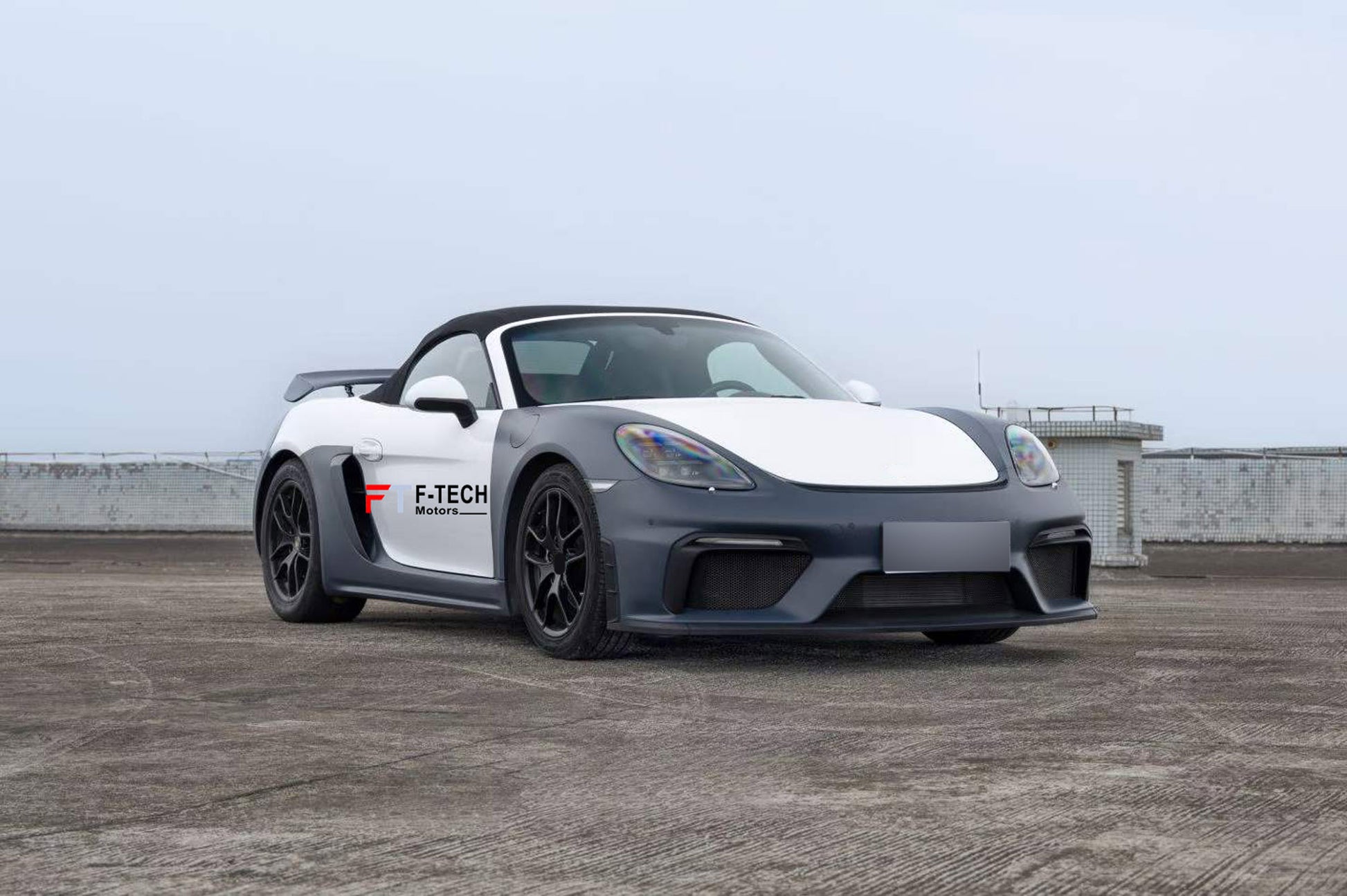 New Look GT4 Style Conversion Body Kit For Porsche 718 Cayman Boxster 981 2012 - 2017