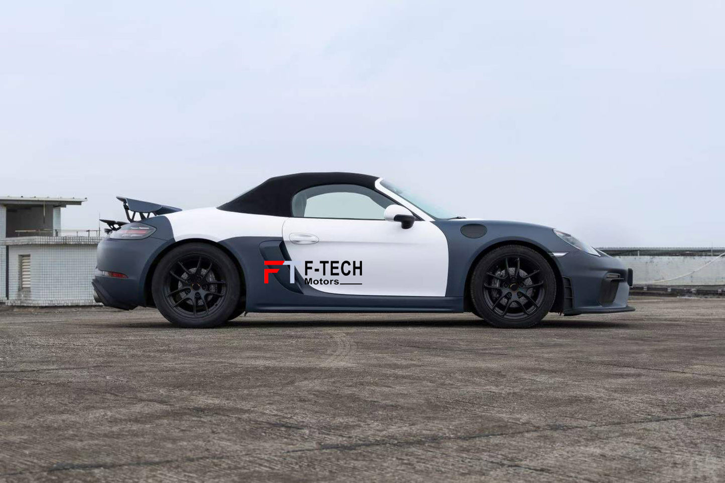 New Look GT4 Style Conversion Body Kit For Porsche 718 Cayman Boxster 981 2012 - 2017