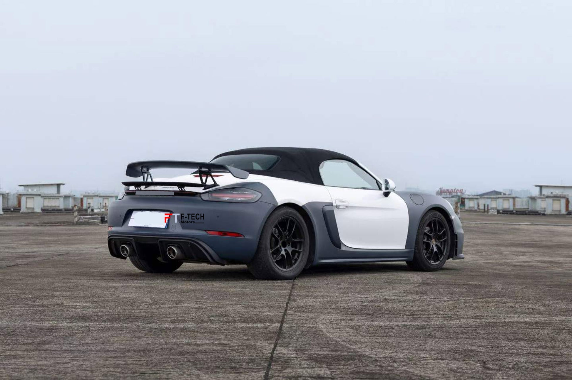 New Look GT4 Style Conversion Body Kit For Porsche 718 Cayman Boxster 981 2012 - 2017