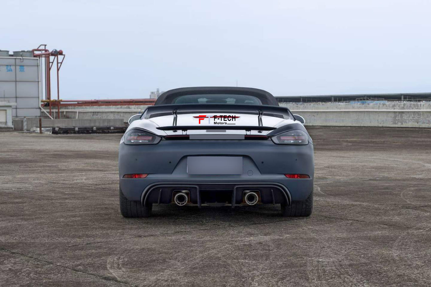 New Look GT4 Style Conversion Body Kit For Porsche 718 Cayman Boxster 981 2012 - 2017