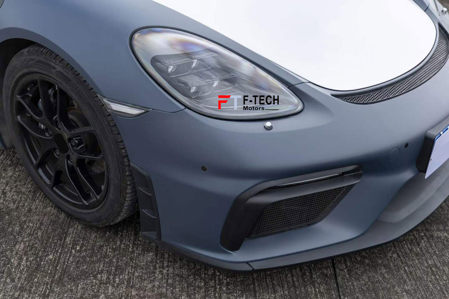 New Look GT4 Style Conversion Body Kit For Porsche 718 Cayman Boxster 981 2012 - 2017