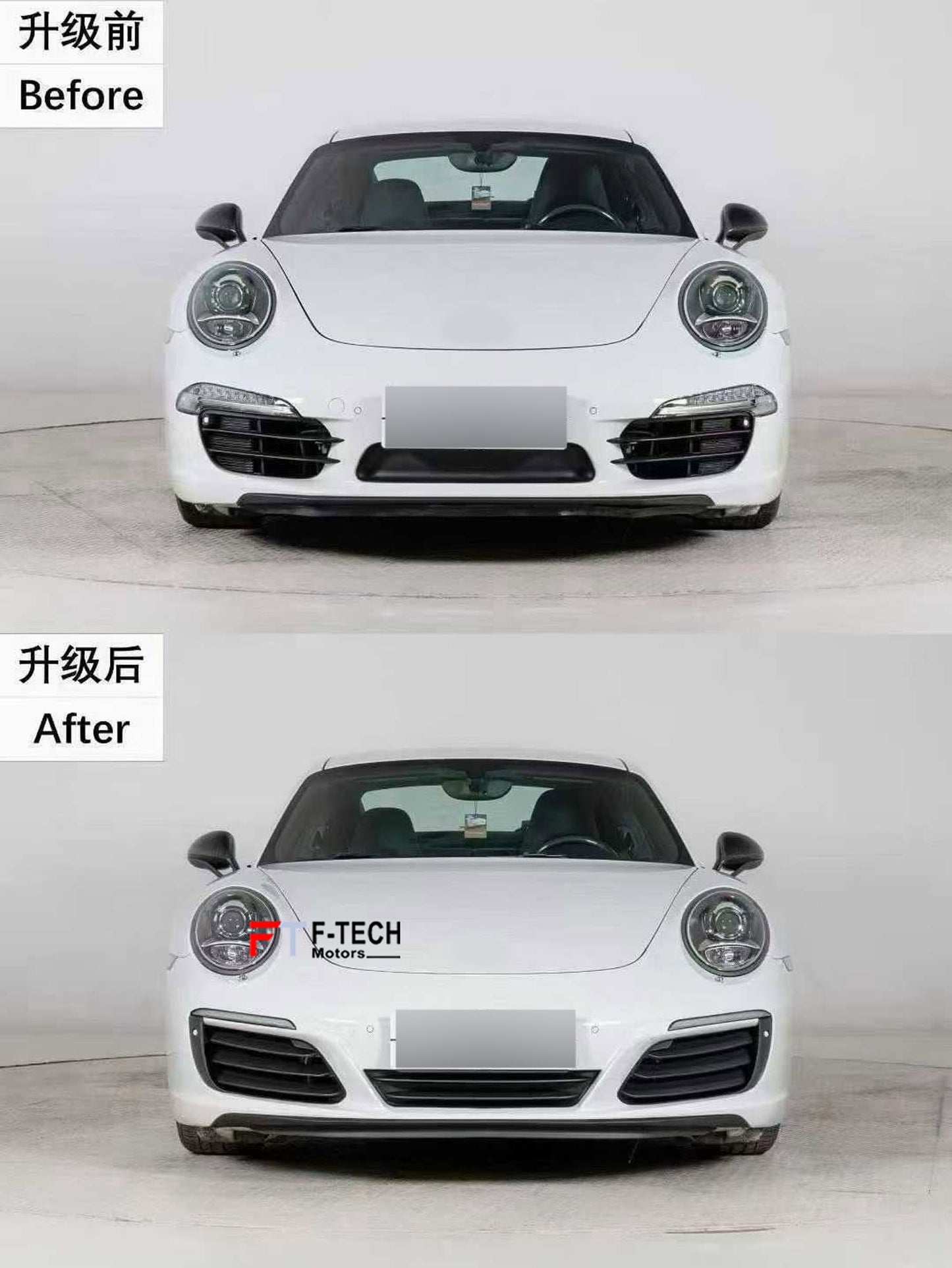 Upgrade Body Kit Porsche 911 991.1 Carrera 4 S 2011 - 2015 Into 991.2 2015 - 2019