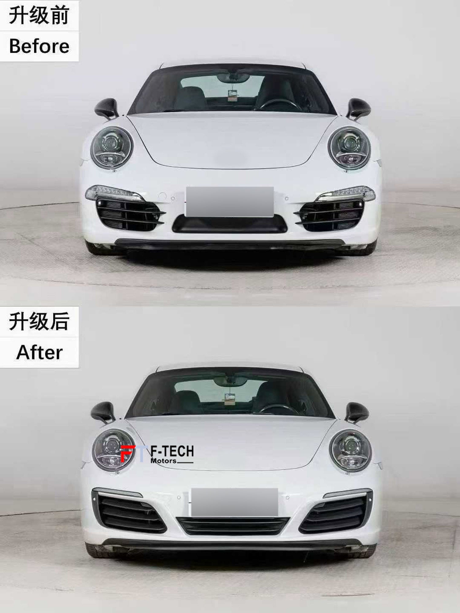 Upgrade Body Kit Porsche 911 991.1 Carrera 4 S 2011 - 2015 Into 991.2 2015 - 2019