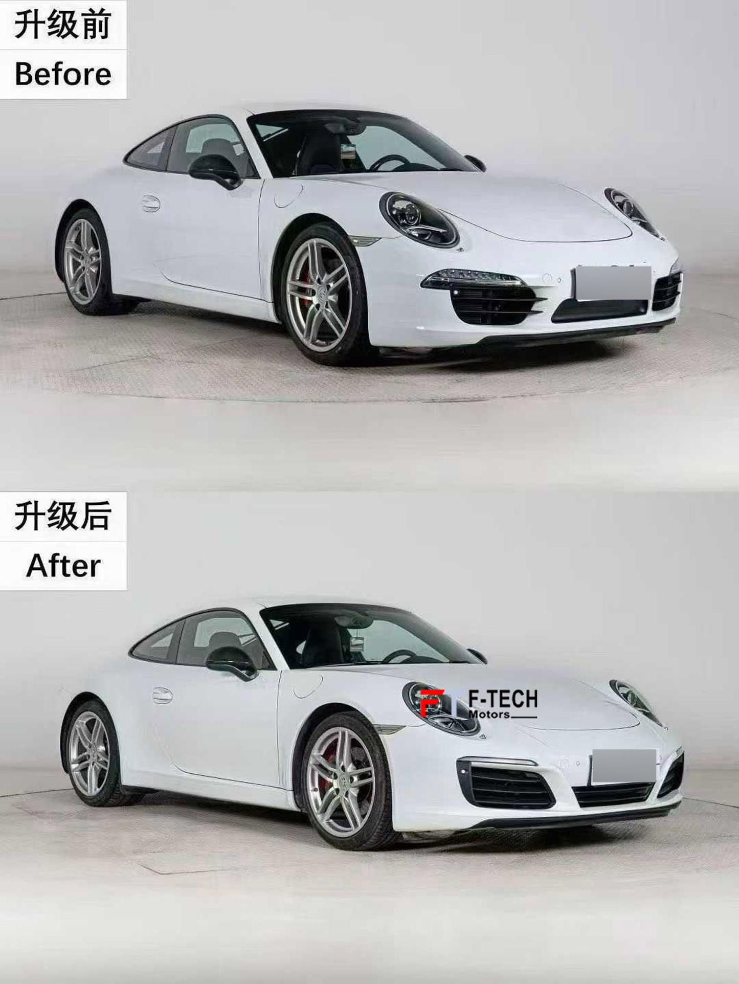 Upgrade Body Kit Porsche 911 991.1 Carrera 4 S 2011 - 2015 Into 991.2 2015 - 2019