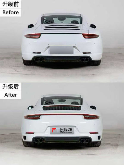 Upgrade Body Kit Porsche 911 991.1 Carrera 4 S 2011 - 2015 Into 991.2 2015 - 2019