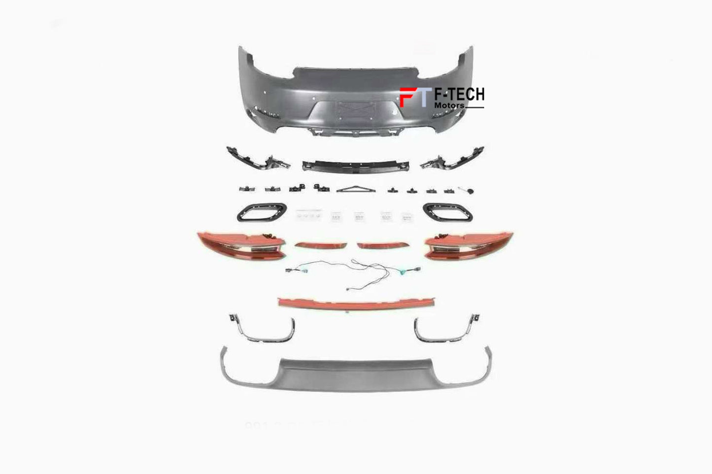 Upgrade Body Kit Porsche 911 991.1 Carrera 4 S 2011 - 2015 Into 991.2 2015 - 2019