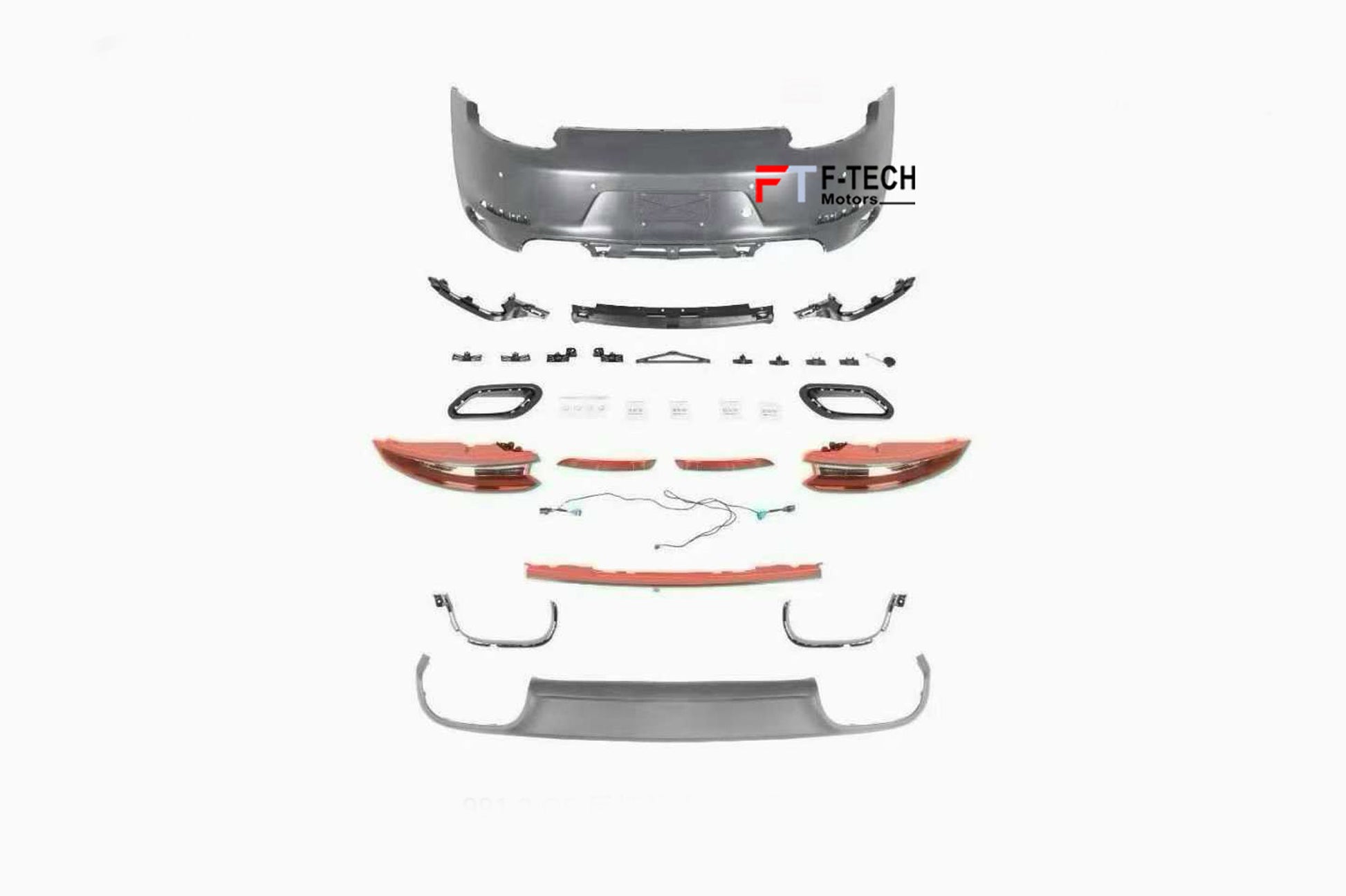 Upgrade Body Kit Porsche 911 991.1 Carrera 4 S 2011 - 2015 Into 991.2 2015 - 2019