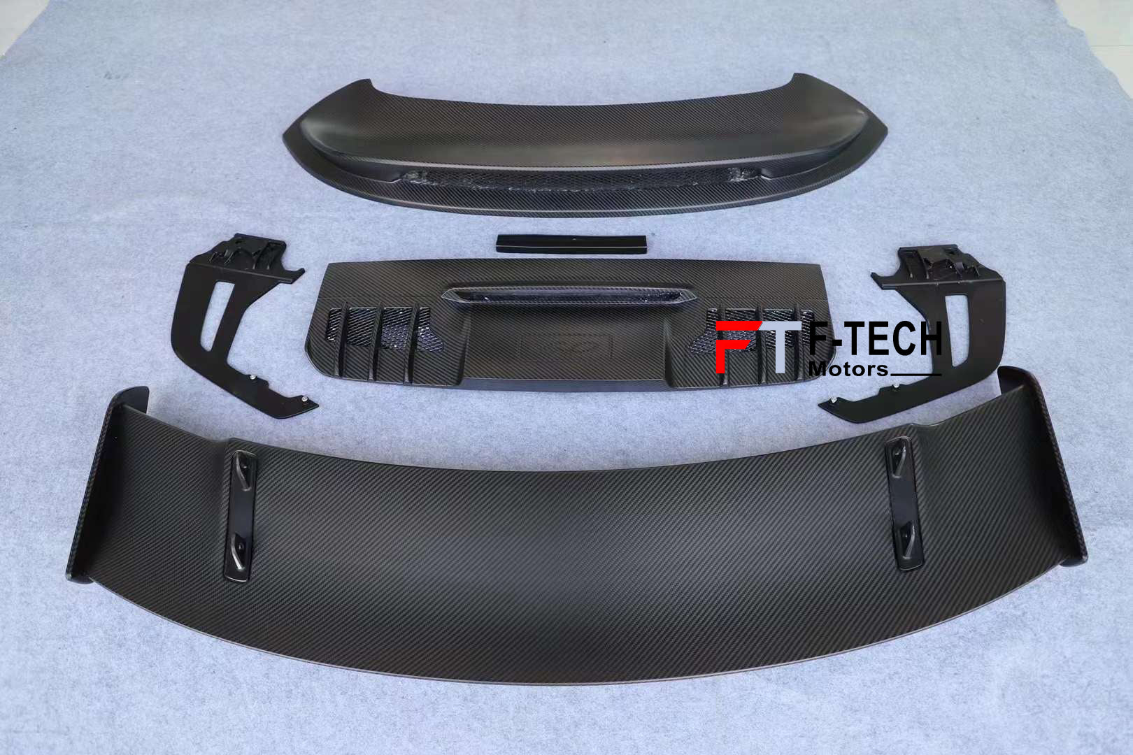GT3 Style Dry Carbon Fiber Rear Wing Spoiler For Porsche 911 992 Carrera 4 S 2019 - 2024