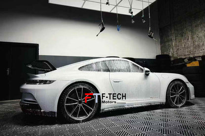 GT3 Style Dry Carbon Fiber Rear Wing Spoiler For Porsche 911 992 Carrera 4 S 2019 - 2024