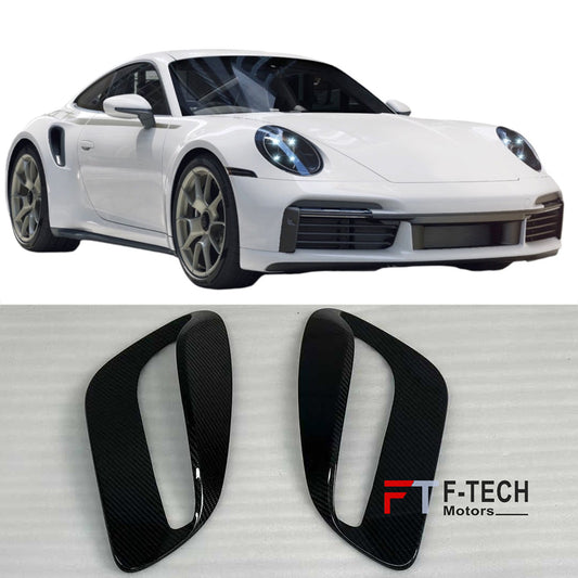 Dry Carbon Side Air Vents For Porsche 911 992.1 992.2 Turbo S 2019+