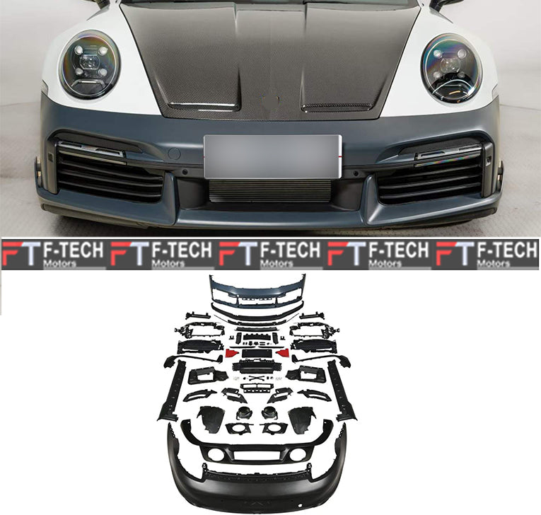 Turbo S Upgrade Body For Kit Porsche 911 992.1 Carrera 4 S 2019 - 2023