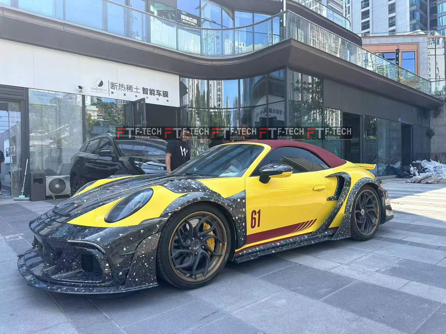 Forged Carbon Fiber Soft Body Kit For Porsche 911 992.1  Turbo S 2020 - 2023 Mansory P9LM EVO 90