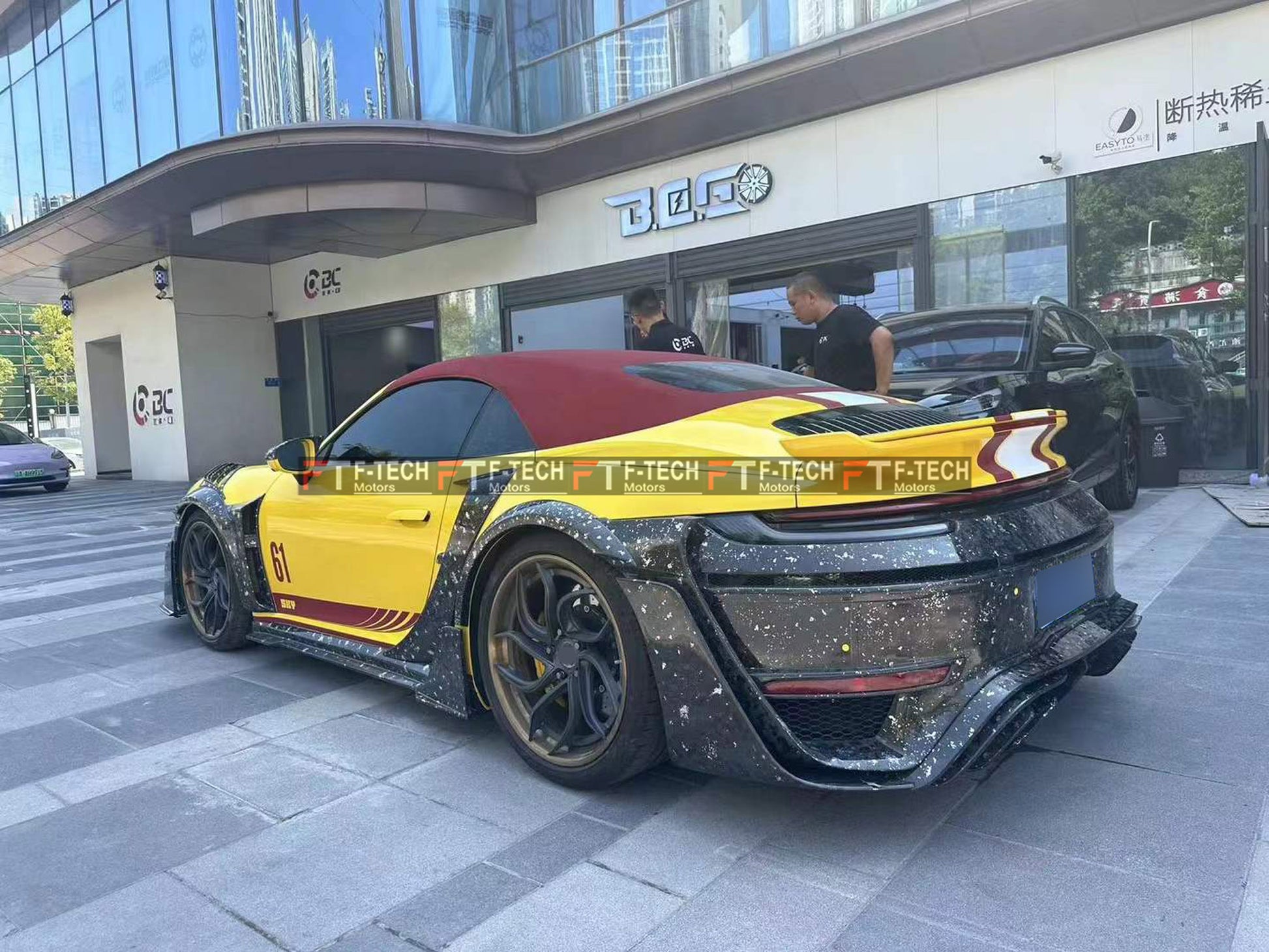 Forged Carbon Fiber Soft Body Kit For Porsche 911 992.1  Turbo S 2020 - 2023 Mansory P9LM EVO 90