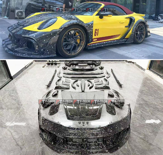 Forged Carbon Fiber Soft Body Kit For Porsche 911 992.1  Turbo S 2020 - 2023 Mansory P9LM EVO 90