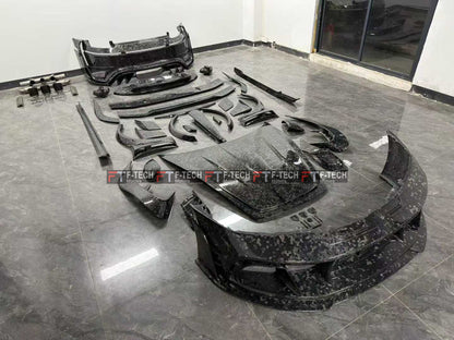 Forged Carbon Fiber Soft Body Kit For Porsche 911 992.1  Turbo S 2020 - 2023 Mansory P9LM EVO 90