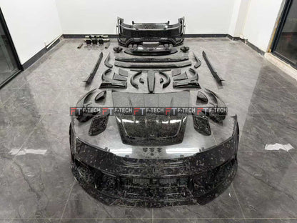 Forged Carbon Fiber Soft Body Kit For Porsche 911 992.1  Turbo S 2020 - 2023 Mansory P9LM EVO 90