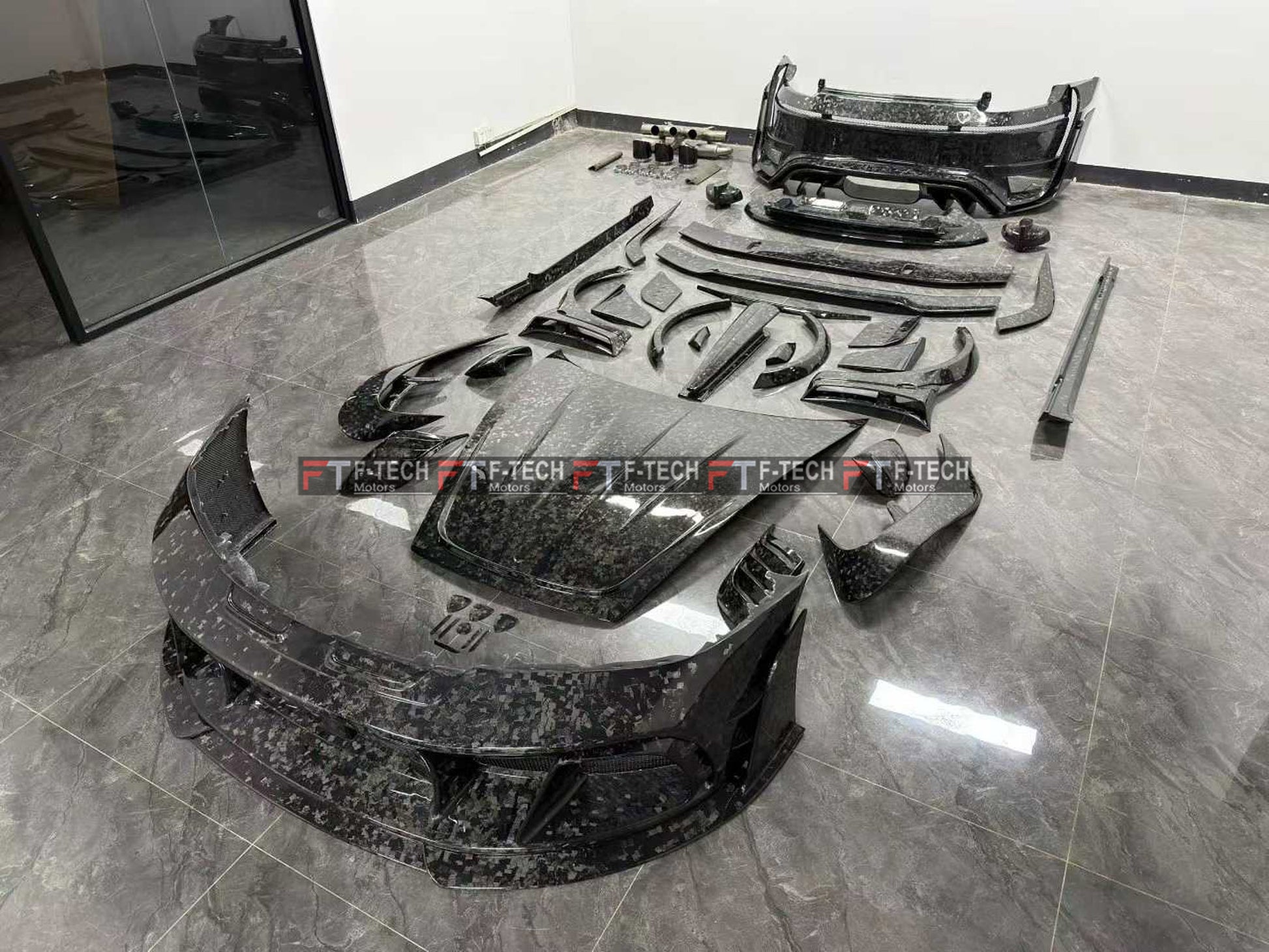 Forged Carbon Fiber Soft Body Kit For Porsche 911 992.1  Turbo S 2020 - 2023 Mansory P9LM EVO 90