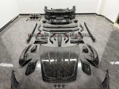 Forged Carbon Fiber Soft Body Kit For Porsche 911 992.1  Turbo S 2020 - 2023 Mansory P9LM EVO 90