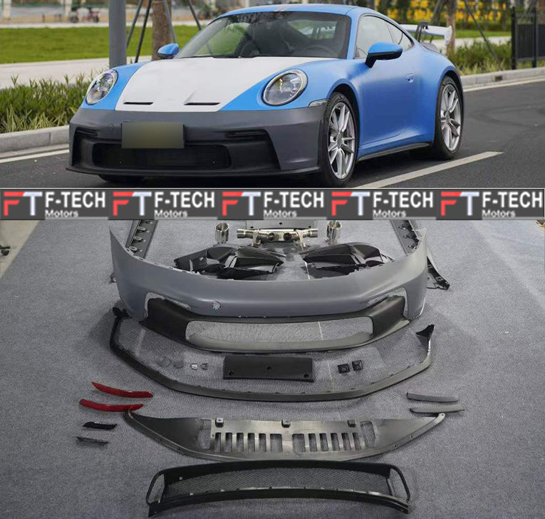GT3 Body Kit Fit Porsche 911 992.1 Carrera 4 S 4S 2019 - 2024 Plastic