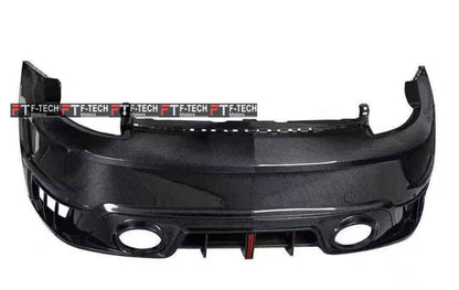 Dry Carbon Fiber Rear Bumper Diffuser For Porsche 911 992.1 Turbo S 2019 - 2024