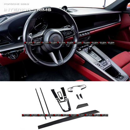 Dry Carbon Interior Trim Kit For Porsche 911 992.2 992.1 2019 - 2026