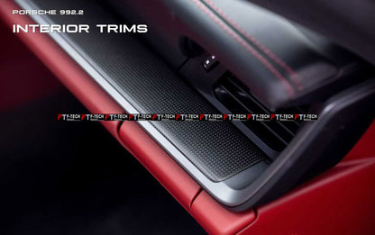 Dry Carbon Interior Trim Kit For Porsche 911 992.2 992.1 2019 - 2026