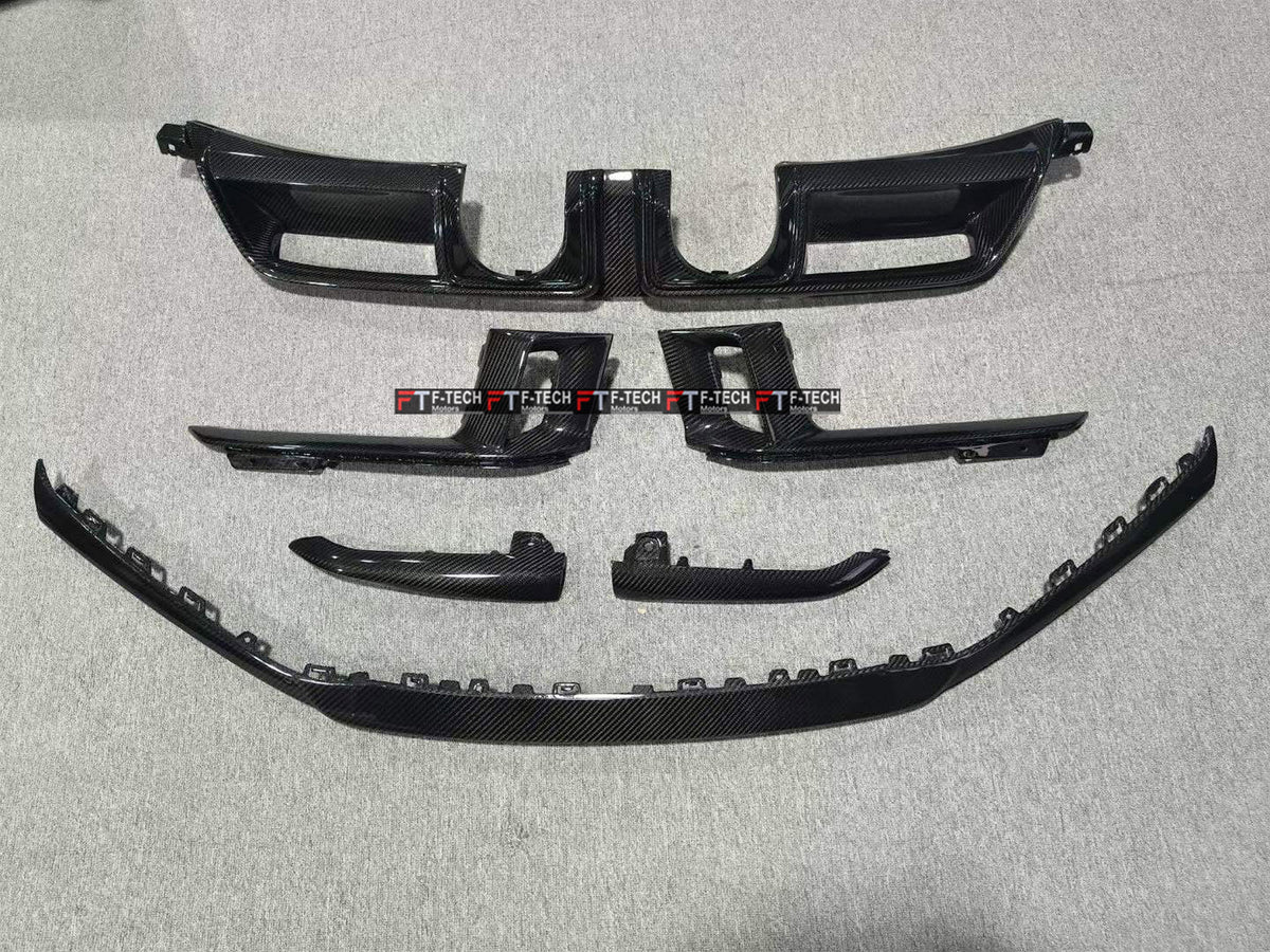 Dry Carbon Front Lip Rear Diffuser Air Intakes OEM Replacement For Porsche 911 992.2 Carrera GTS 2024+