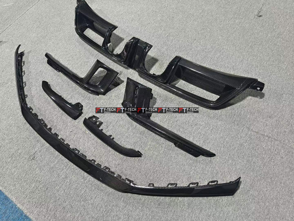 Dry Carbon Front Lip Rear Diffuser Air Intakes OEM Replacement For Porsche 911 992.2 Carrera GTS 2024+