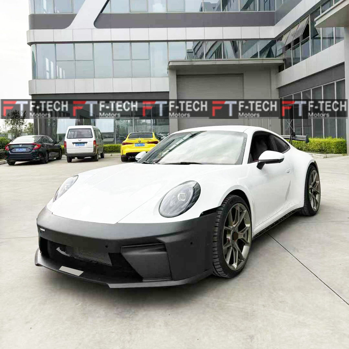 Dry Carbon GT3 Style Front Bumper For Porsche 911 992.2 Carrera 4 S 4S 2024+