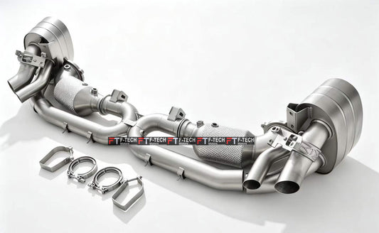Catted Catback Exhaust System For Porsche 911 992.2 Turbo S 2024+